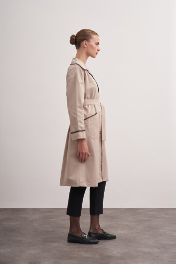 Shepherds Stitched Trench Coat