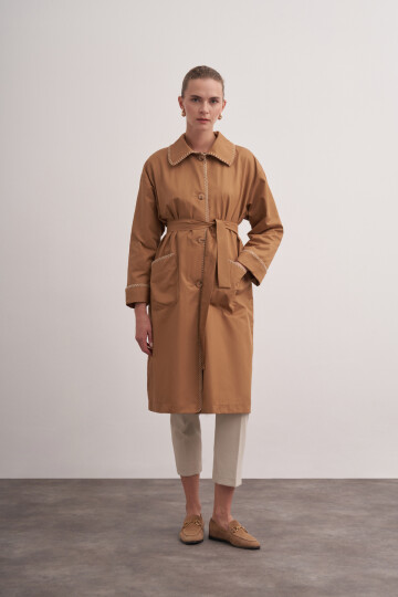 Shepherds Stitched Trench Coat