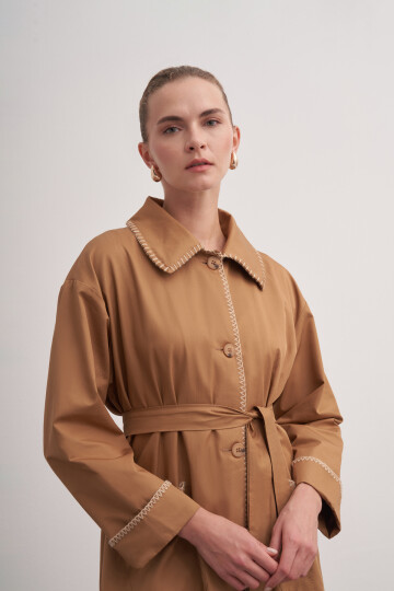 Shepherds Stitched Trench Coat