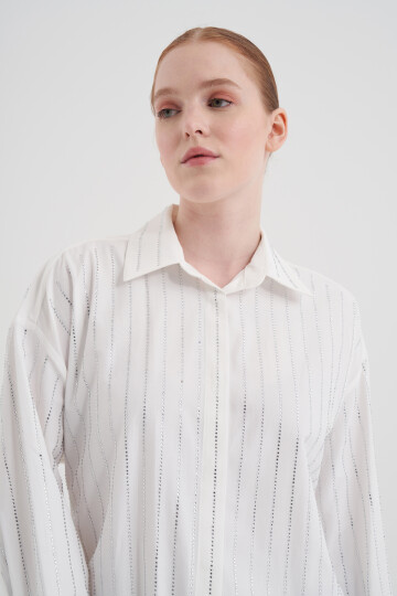 Stone Poplin Shirt