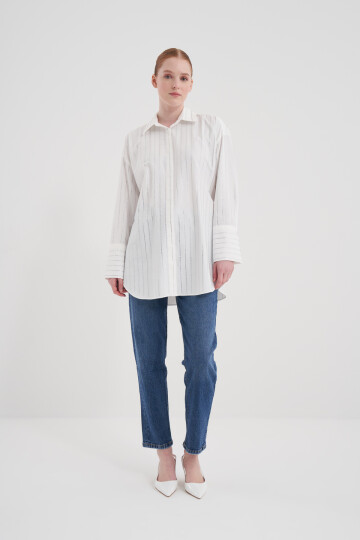 Stone Poplin Shirt