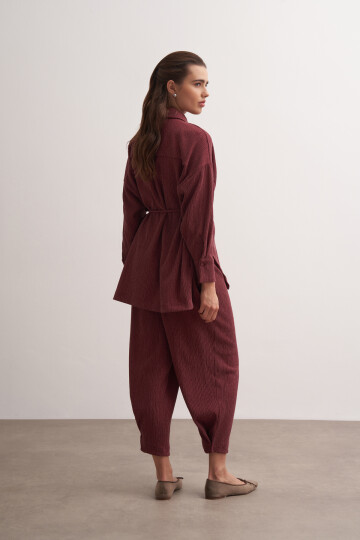 Wrap Belted Double Suit